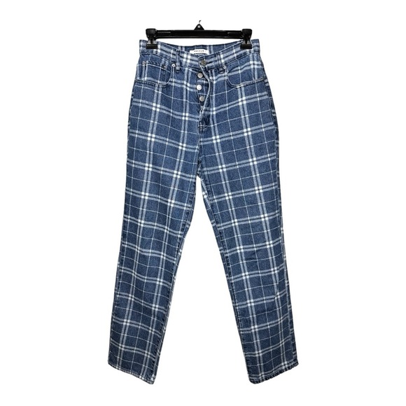 PACSUN Plaid Dad Jean, Size 26 - Picture 6 of 8